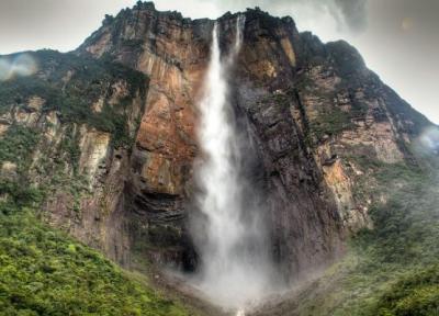 آبشار آنجل بلندترین آبشار جهان به طول یک کیلومتر