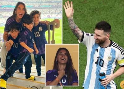 قانون شکنی همسر مسی در جام جهانی!