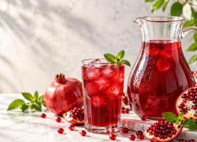 طرز تهیه نوشیدنی انار خانگی با 3 ماده ساده