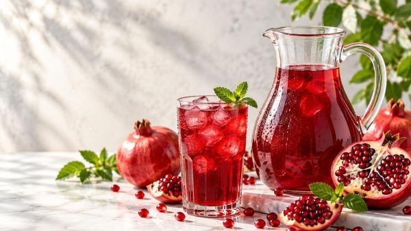 طرز تهیه نوشیدنی انار خانگی با 3 ماده ساده